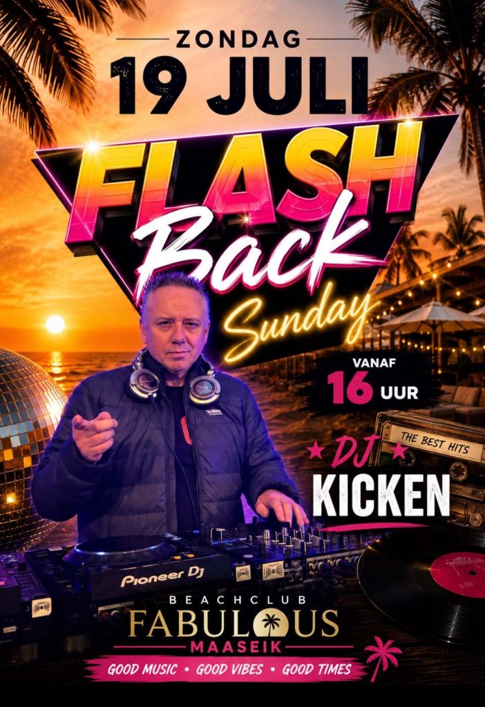 DJ KIcken 19 juli fabulous