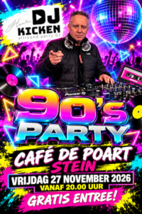 DJ Kicken 9 27 11 2026 De Poart Stein